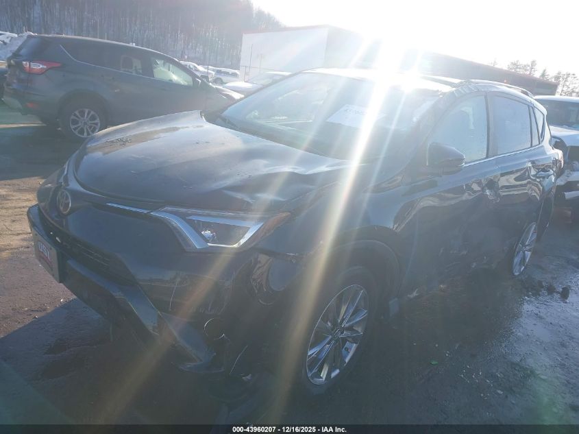 2017 Toyota Rav4 Limited VIN: JTMDFREV2HJ156622 Lot: 43960207