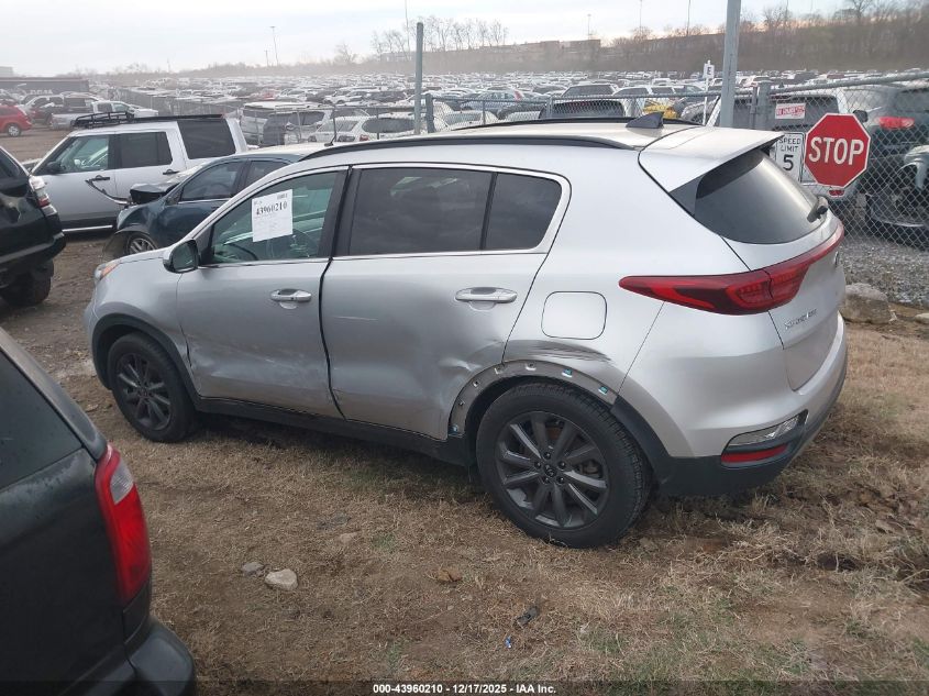 2020 Kia Sportage S VIN: KNDP63AC7L7687643 Lot: 43960210
