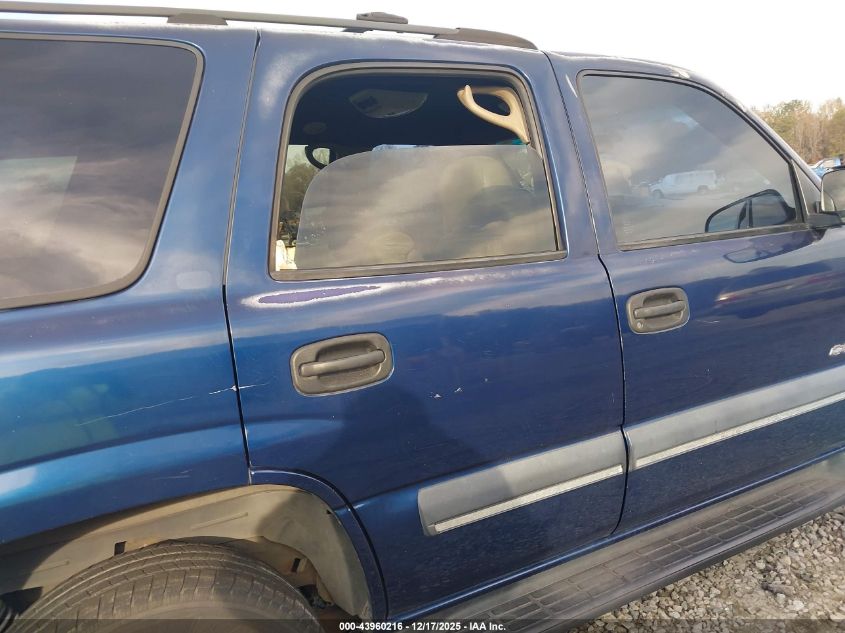 2002 Chevrolet Tahoe Ls VIN: 1GNEC13Z72R149587 Lot: 43960216