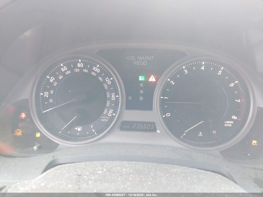 2006 Lexus Is 250 VIN: JTHBK262262020527 Lot: 43960227