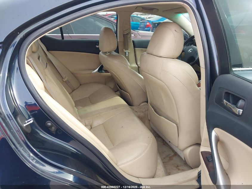 2006 Lexus Is 250 VIN: JTHBK262262020527 Lot: 43960227