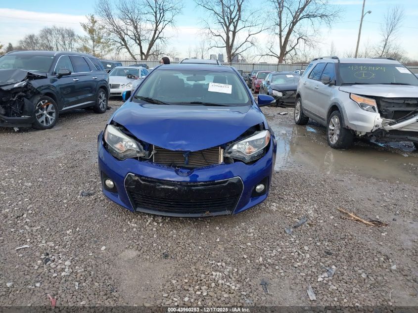 2014 Toyota Corolla S Plus VIN: 5YFBURHE9EP144354 Lot: 43960253