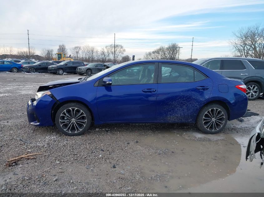 2014 Toyota Corolla S Plus VIN: 5YFBURHE9EP144354 Lot: 43960253
