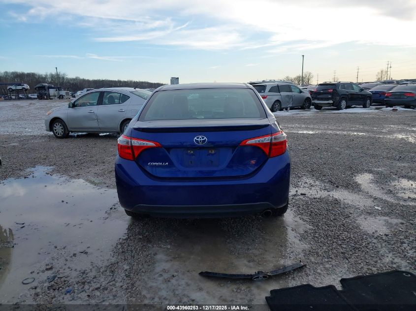 2014 Toyota Corolla S Plus VIN: 5YFBURHE9EP144354 Lot: 43960253