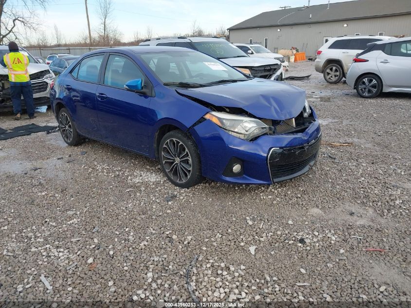 2014 Toyota Corolla S Plus VIN: 5YFBURHE9EP144354 Lot: 43960253