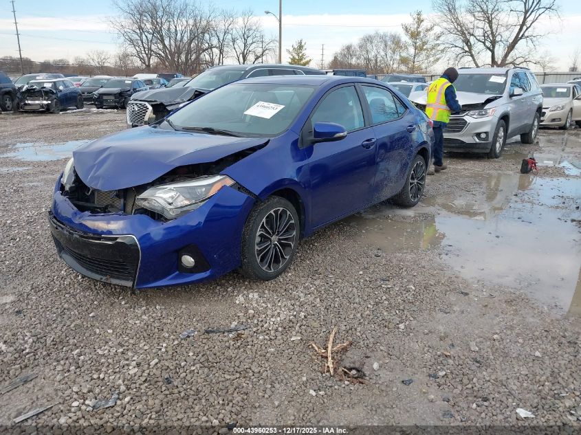 2014 Toyota Corolla S Plus VIN: 5YFBURHE9EP144354 Lot: 43960253