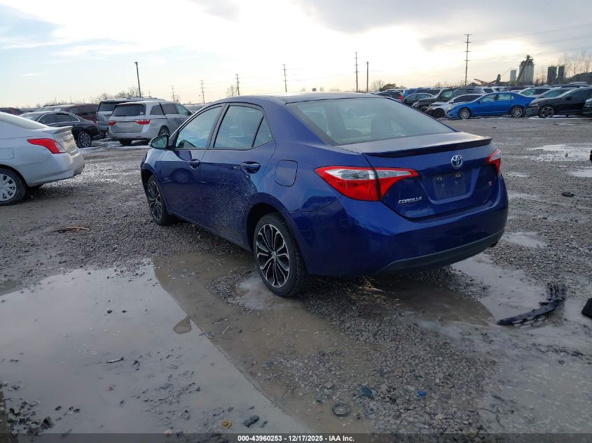 2014 Toyota Corolla S Plus VIN: 5YFBURHE9EP144354 Lot: 43960253