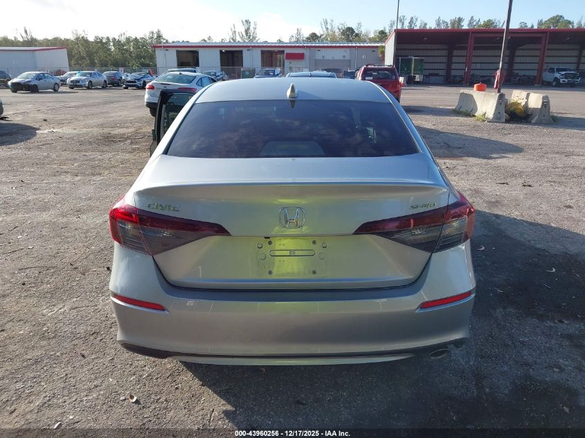 2025 Honda Civic Sport VIN: 2HGFE2F52SH541352 Lot: 43960256