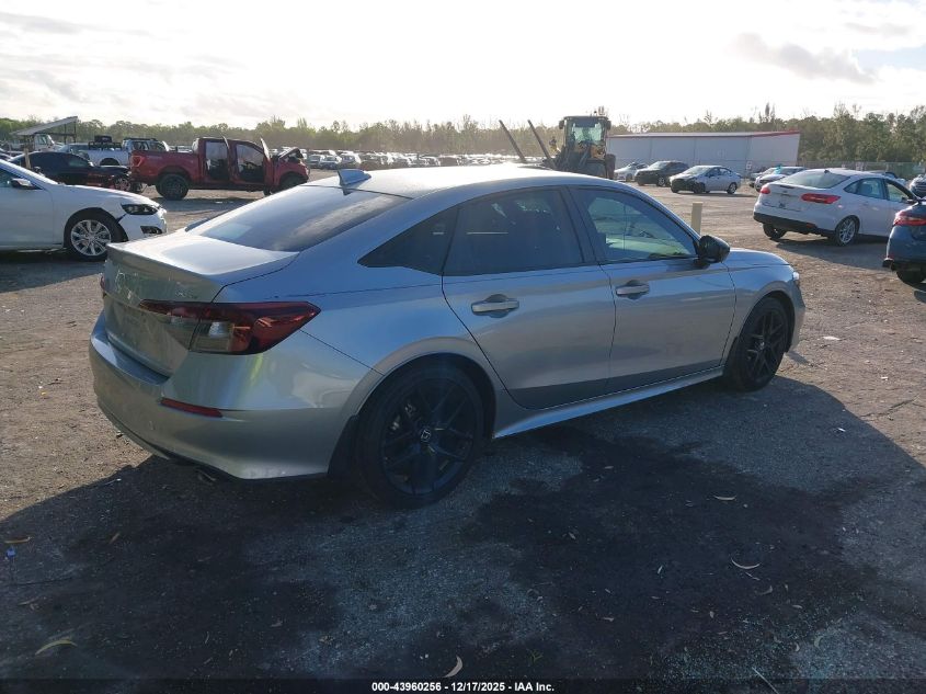 2025 Honda Civic Sport VIN: 2HGFE2F52SH541352 Lot: 43960256