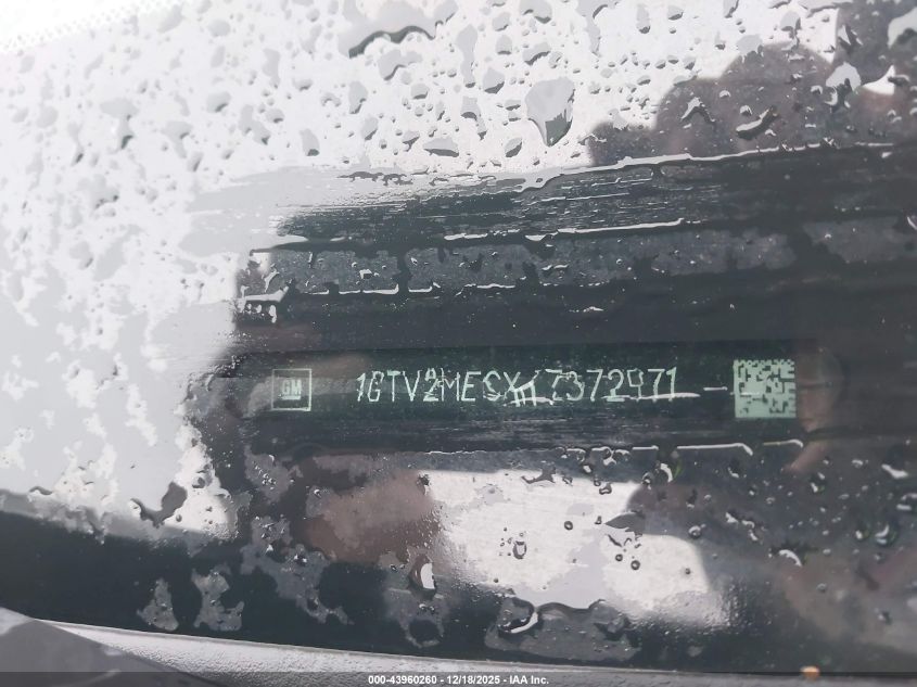 2018 GMC Sierra 1500 Sle VIN: 1GTV2MECXJZ372971 Lot: 43960260