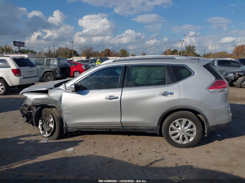 2016 Nissan Rogue S VIN: KNMAT2MV3GP655378 Lot: 43960264