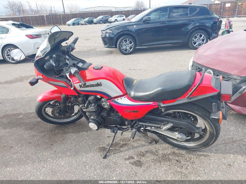 1984 Kawasaki Zx750 A VIN: JKAZXDA14EB501769 Lot: 43960265