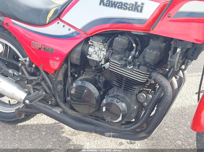 1984 Kawasaki Zx750 A VIN: JKAZXDA14EB501769 Lot: 43960265
