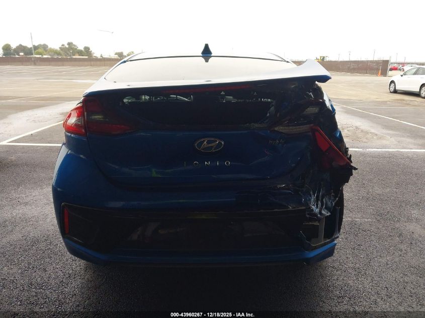 2018 Hyundai Ioniq Hybrid Sel VIN: KMHC75LC6JU102873 Lot: 43960267