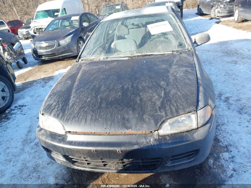 1993 Honda Civic Cx VIN: 2HGEH2350PH538576 Lot: 43960268
