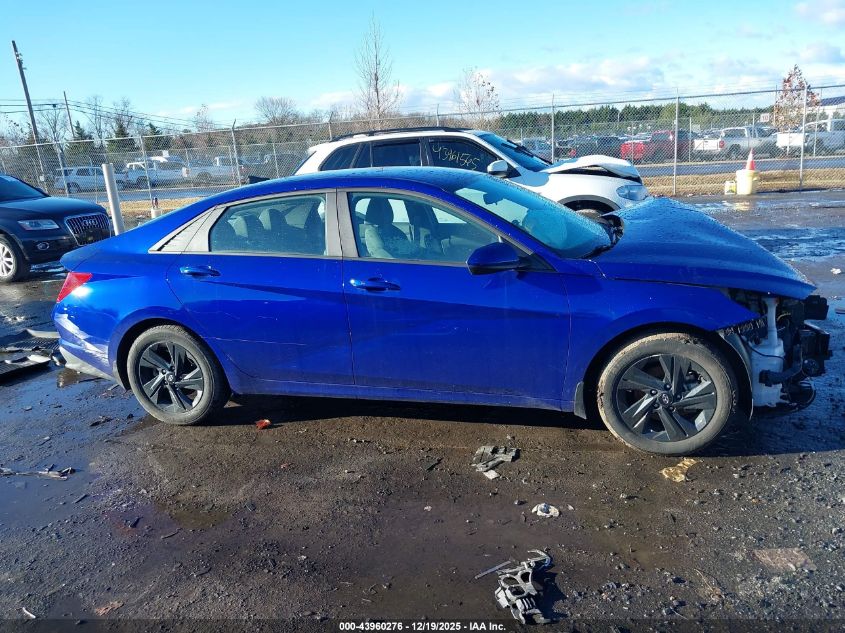 2023 Hyundai Elantra Hybrid Blue VIN: KMHLM4AJ5PU051301 Lot: 43960276