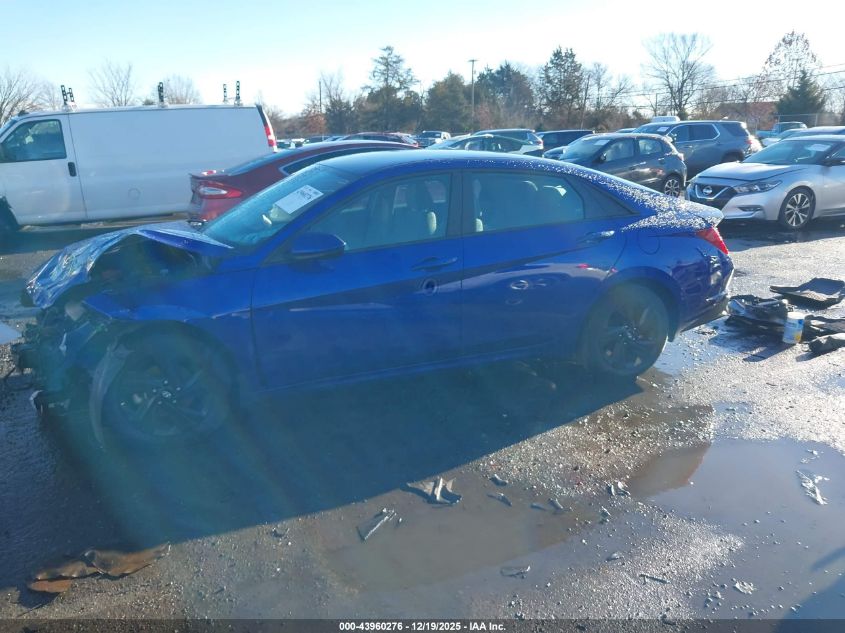 2023 Hyundai Elantra Hybrid Blue VIN: KMHLM4AJ5PU051301 Lot: 43960276