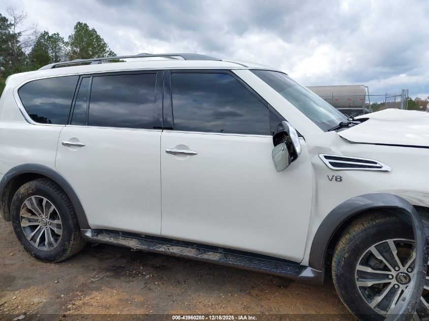 2020 Nissan Armada Sl 2Wd VIN: JN8AY2ND2L9111321 Lot: 43960280