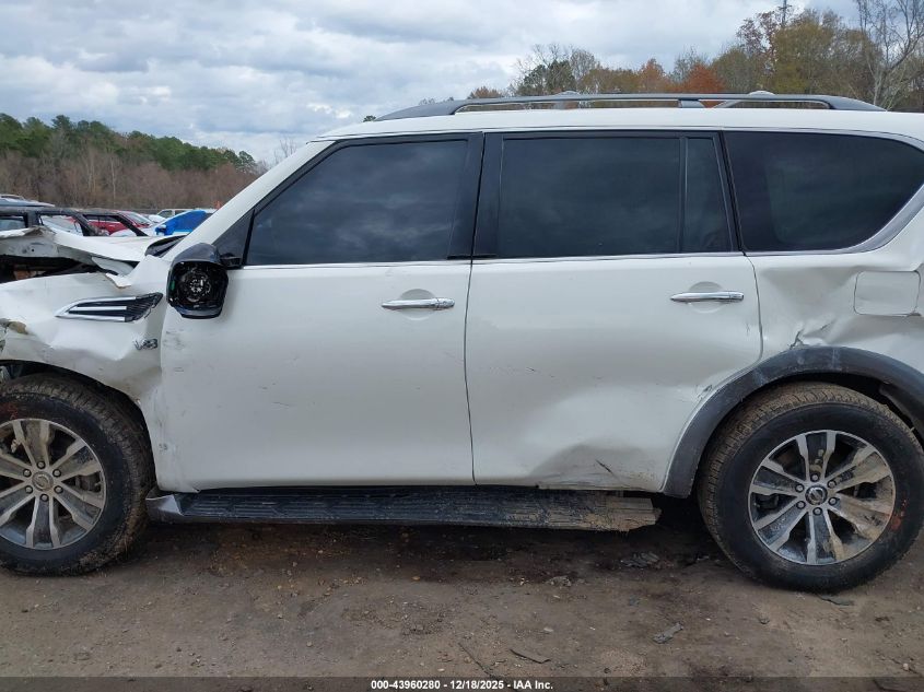 2020 Nissan Armada Sl 2Wd VIN: JN8AY2ND2L9111321 Lot: 43960280