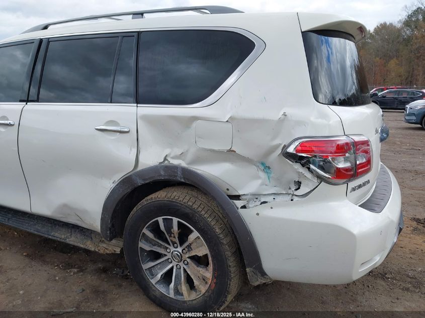 2020 Nissan Armada Sl 2Wd VIN: JN8AY2ND2L9111321 Lot: 43960280