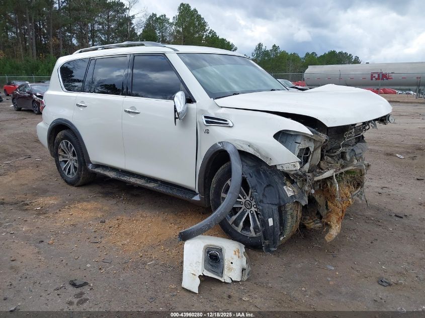 2020 Nissan Armada Sl 2Wd VIN: JN8AY2ND2L9111321 Lot: 43960280