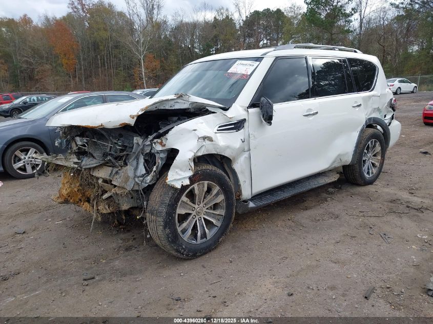 2020 Nissan Armada Sl 2Wd VIN: JN8AY2ND2L9111321 Lot: 43960280
