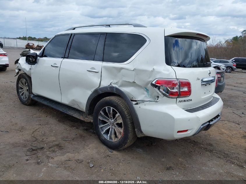 2020 Nissan Armada Sl 2Wd VIN: JN8AY2ND2L9111321 Lot: 43960280