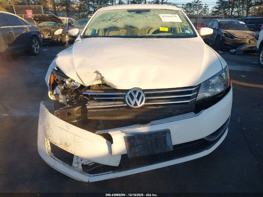 2013 Volkswagen Passat 2.5L Se VIN: 1VWBP7A31DC069299 Lot: 43960290