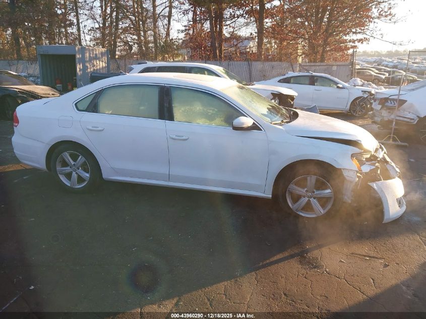 2013 Volkswagen Passat 2.5L Se VIN: 1VWBP7A31DC069299 Lot: 43960290