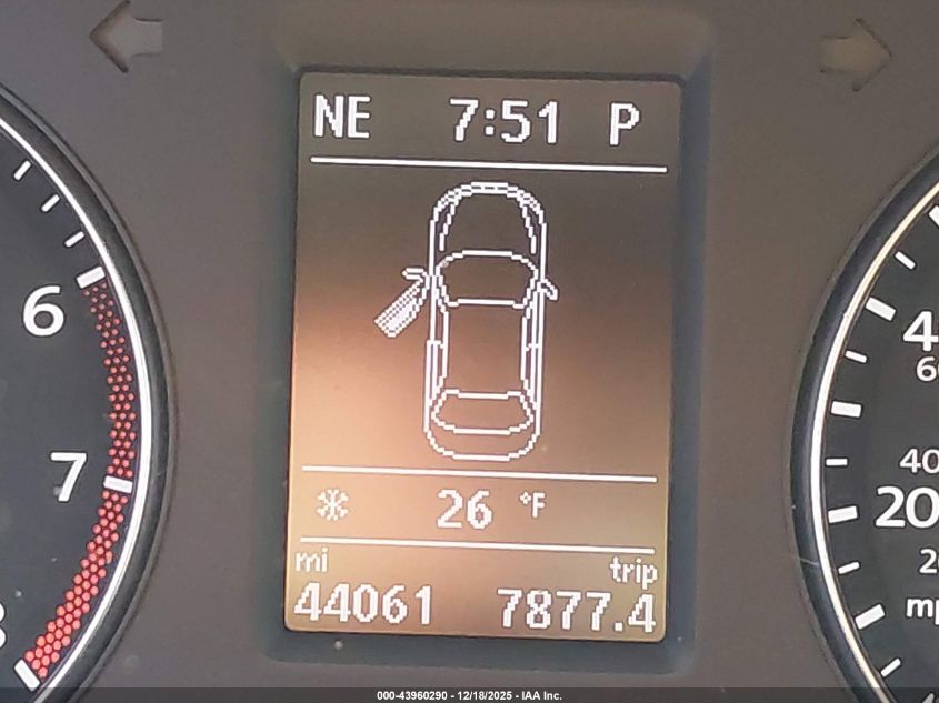 2013 Volkswagen Passat 2.5L Se VIN: 1VWBP7A31DC069299 Lot: 43960290