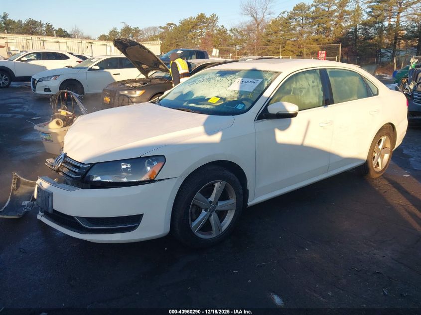 2013 Volkswagen Passat 2.5L Se VIN: 1VWBP7A31DC069299 Lot: 43960290