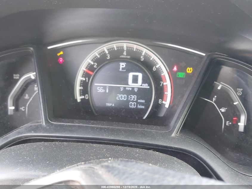 2017 Honda Civic Lx VIN: SHHFK7H26HU212738 Lot: 43960298