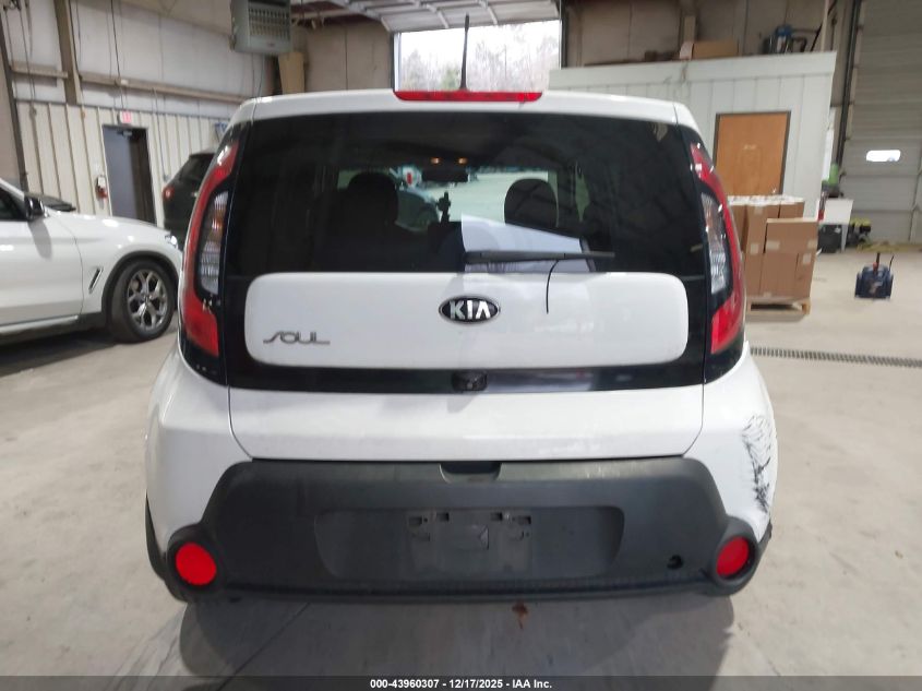 2015 Kia Soul VIN: KNDJN2A23F7180866 Lot: 43960307