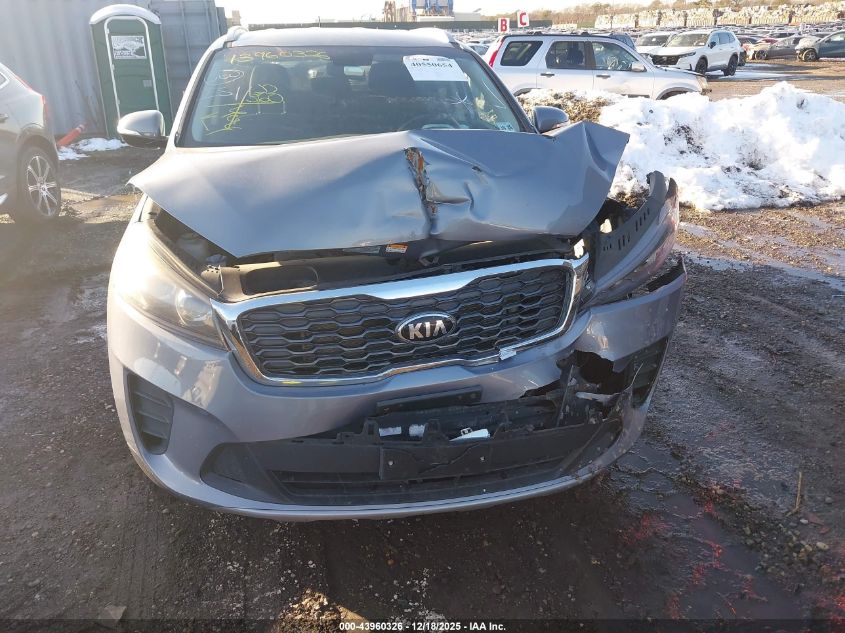 2020 Kia Sorento 2.4L Lx VIN: 5XYPGDA38LG702642 Lot: 43960326