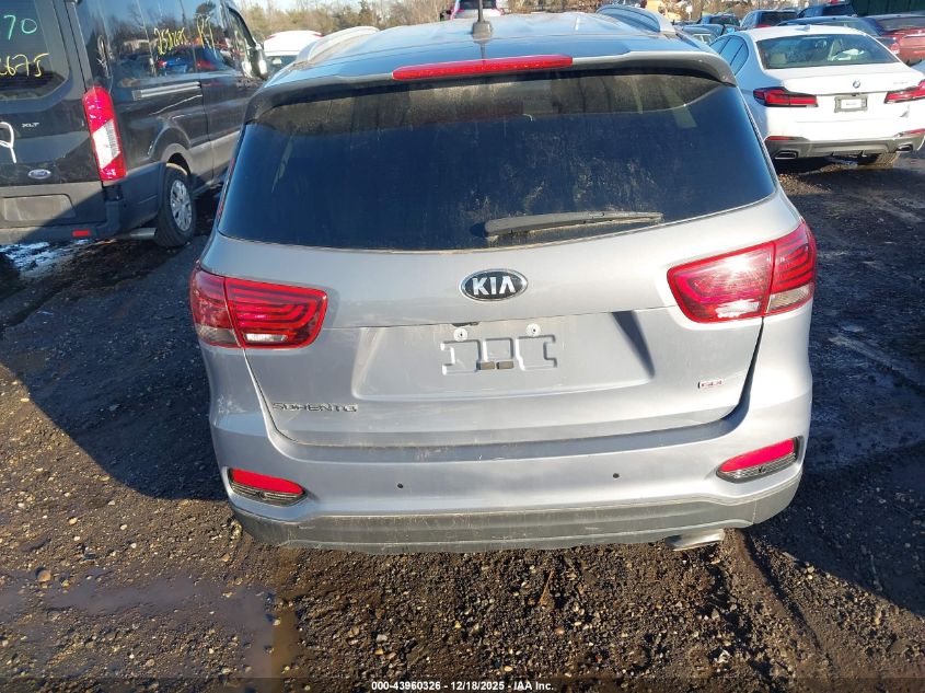 2020 Kia Sorento 2.4L Lx VIN: 5XYPGDA38LG702642 Lot: 43960326