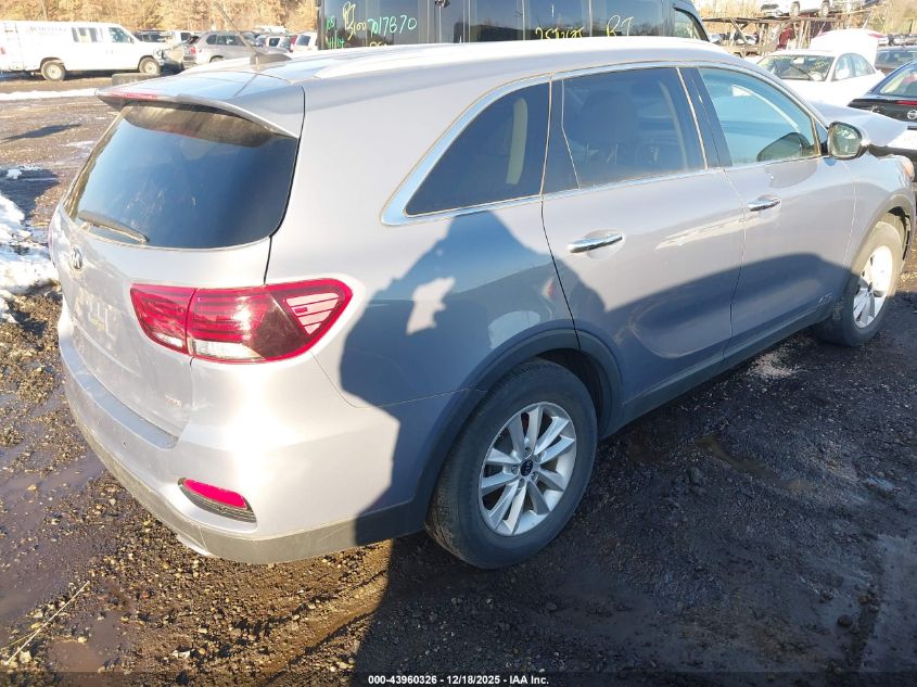 2020 Kia Sorento 2.4L Lx VIN: 5XYPGDA38LG702642 Lot: 43960326