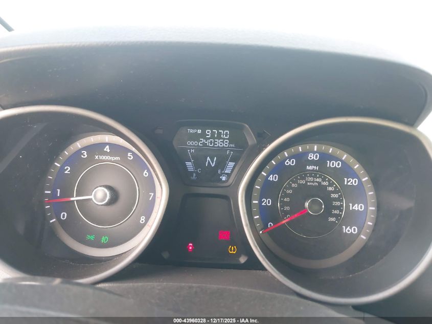 2013 Hyundai Elantra Gs VIN: KMHDH6AE1DU000526 Lot: 43960328