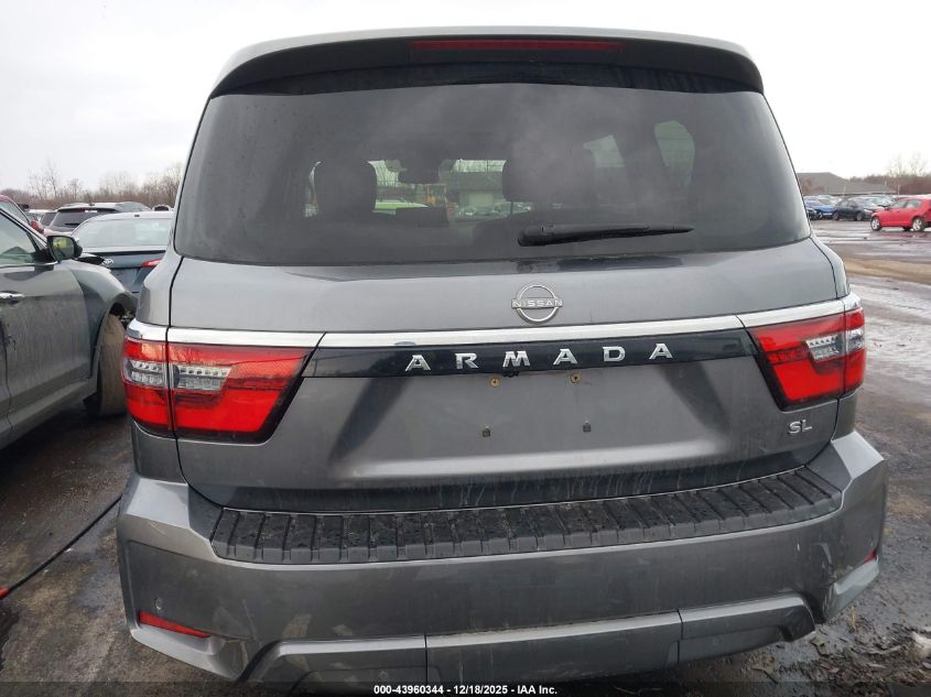 2021 Nissan Armada Sl 4Wd VIN: JN8AY2BB7M9795237 Lot: 43960344