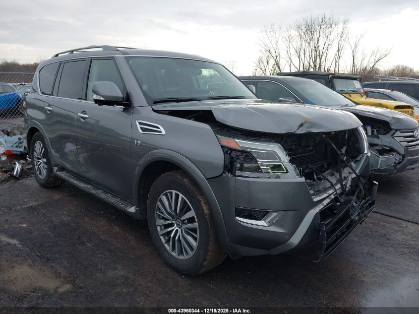 2021 Nissan Armada Sl 4Wd VIN: JN8AY2BB7M9795237 Lot: 43960344