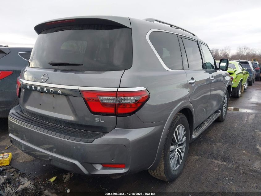 2021 Nissan Armada Sl 4Wd VIN: JN8AY2BB7M9795237 Lot: 43960344