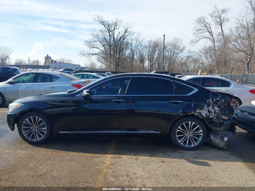 2015 Hyundai Genesis 3.8 VIN: KMHGN4JE3FU076830 Lot: 43960347