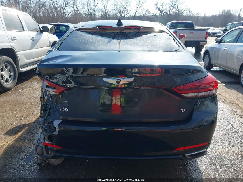 2015 Hyundai Genesis 3.8 VIN: KMHGN4JE3FU076830 Lot: 43960347