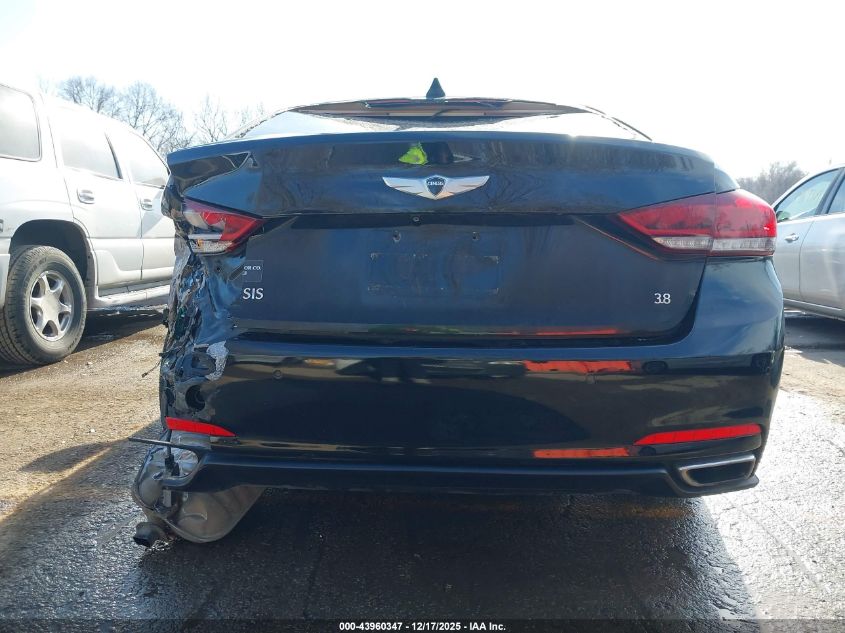 2015 Hyundai Genesis 3.8 VIN: KMHGN4JE3FU076830 Lot: 43960347