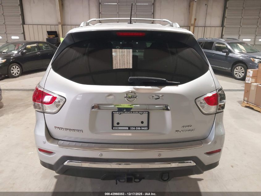 2015 Nissan Pathfinder Platinum VIN: 5N1AR2MM5FC659083 Lot: 43960353