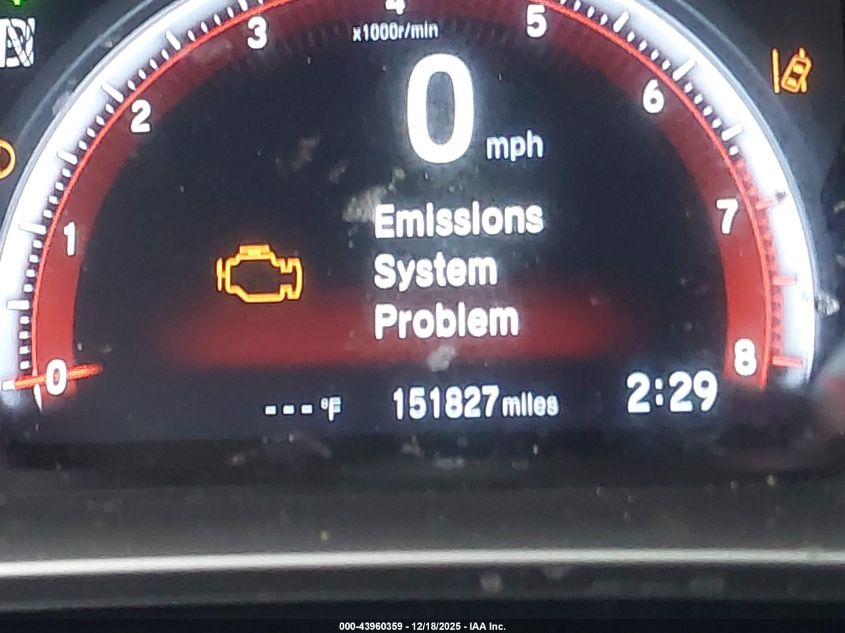 2019 Honda Civic Sport VIN: 2HGFC2F89KH508056 Lot: 43960359