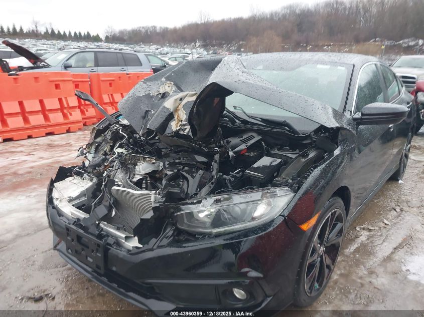 2019 Honda Civic Sport VIN: 2HGFC2F89KH508056 Lot: 43960359