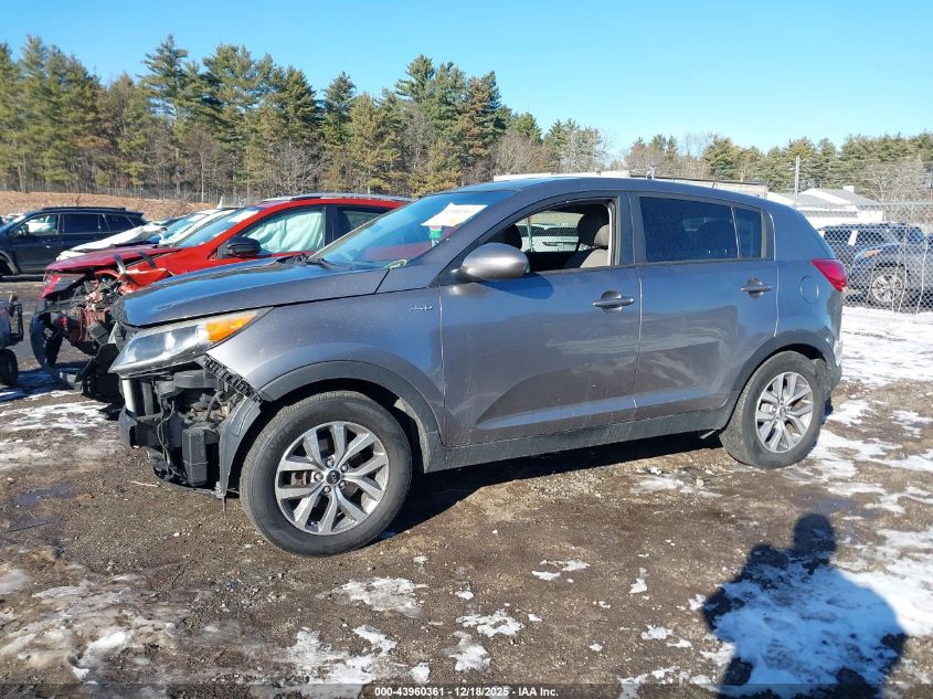 2015 Kia Sportage Lx VIN: KNDPBCAC7F7765239 Lot: 43960361