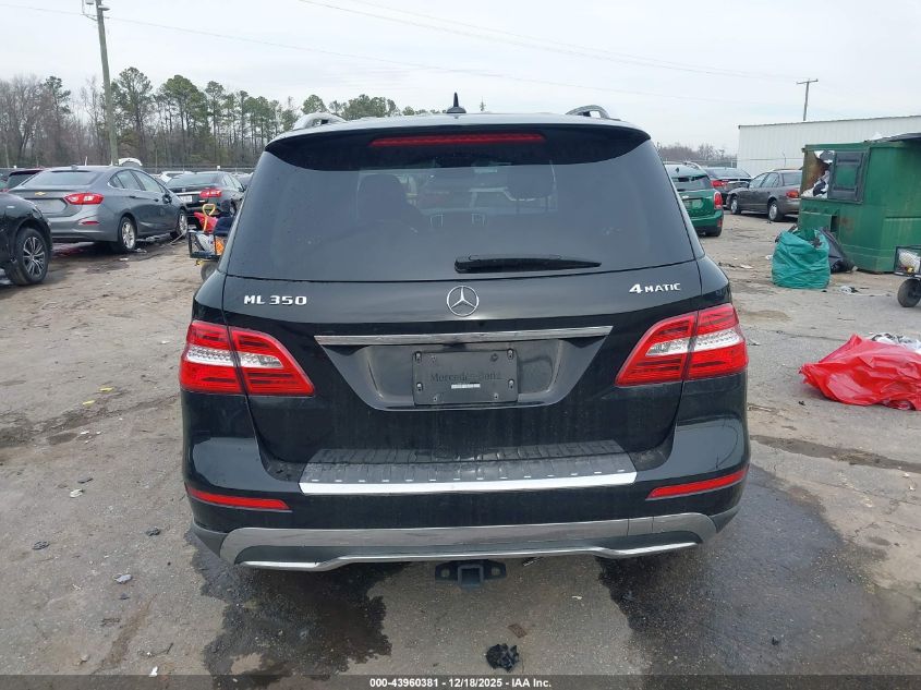 2015 Mercedes-Benz Ml 350 4Matic VIN: 4JGDA5HB0FA597327 Lot: 43960381