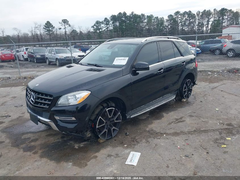 2015 Mercedes-Benz Ml 350 4Matic VIN: 4JGDA5HB0FA597327 Lot: 43960381