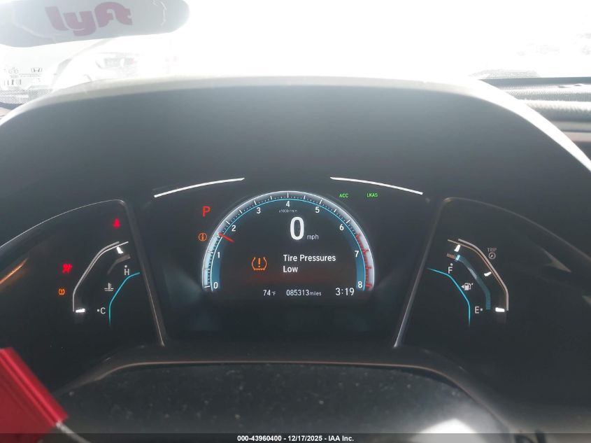 2019 Honda Civic Ex-L VIN: 19XFC1F77KE017559 Lot: 43960400